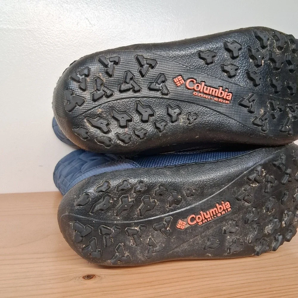 Columbia Winter Waterproof 200 Grams Insulated Boots Size 5 Omni Heat Side Zip‎